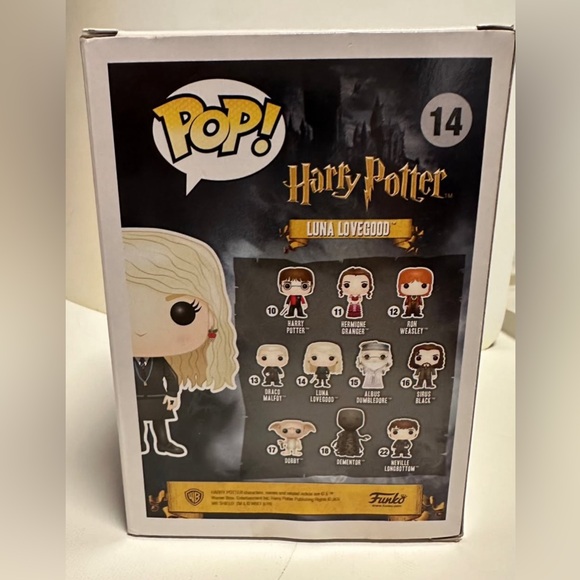 Funko POP! Harry Potter Series Luna Lovegood #14 - NEW - Picture 2 of 2